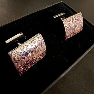 Thomas Pink Sterling Cufflinks with beautiful pink design